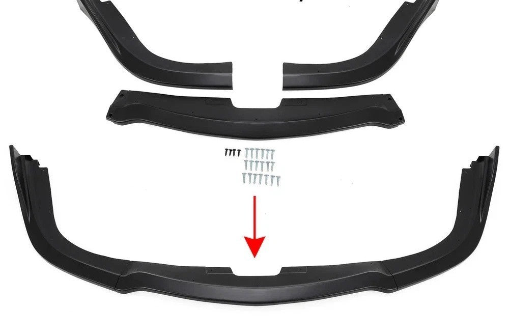Fit 06-07 Subaru Impreza WRX STI CS2 Style Front Bumper Lip Spoiler Splitter PP