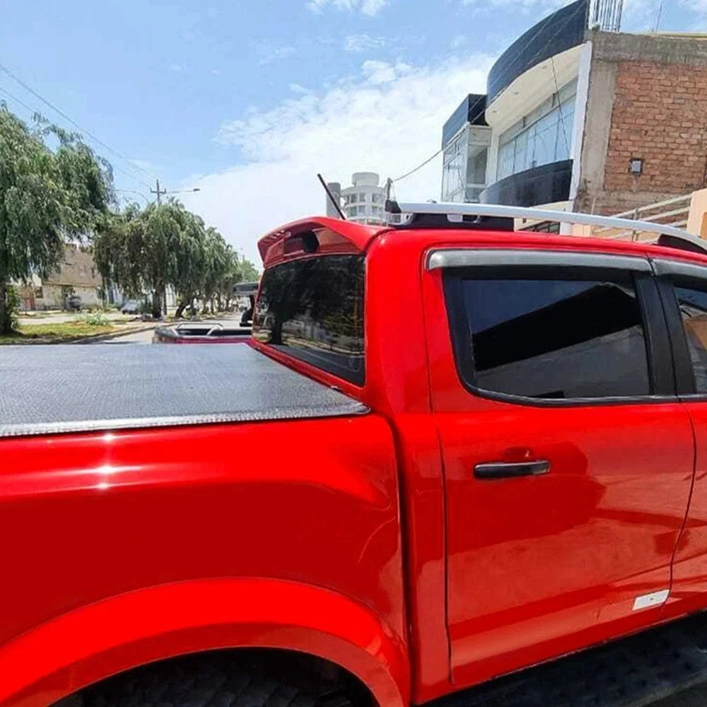 HECASA Black Rear Top Wing Truck Cab Spoiler Fits 2019-2023 2020 Ford Ranger