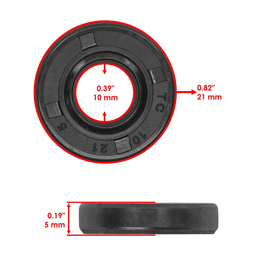 93101-10090-00 Water Pump Seal For Yamaha Blaster 200 YFS200 1988-2006 ATV