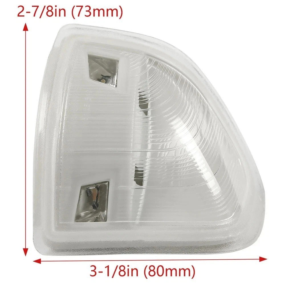 HECASA Clear LED Side Mirror Turn Signal Light For Dodge Ram 1500 2500 3500 4500