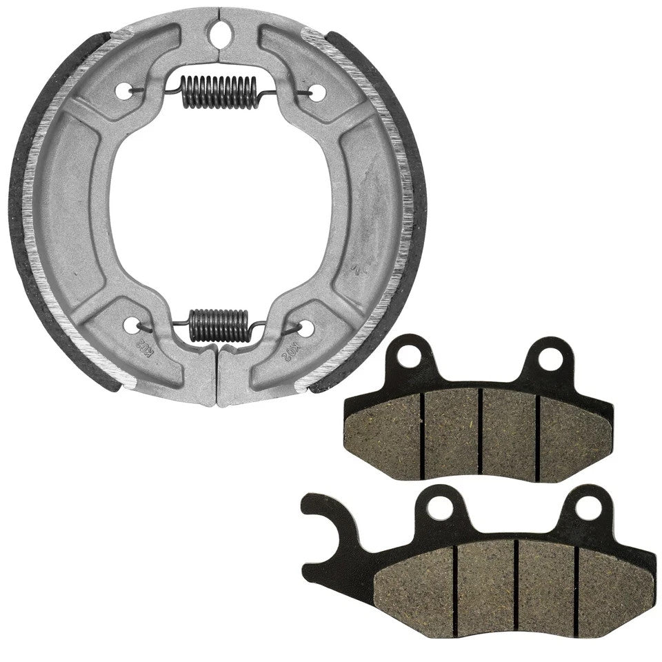 Front Brake Pads and Rear Brake Shoes for Yamaha TTR230 TT-R230 2005-2020