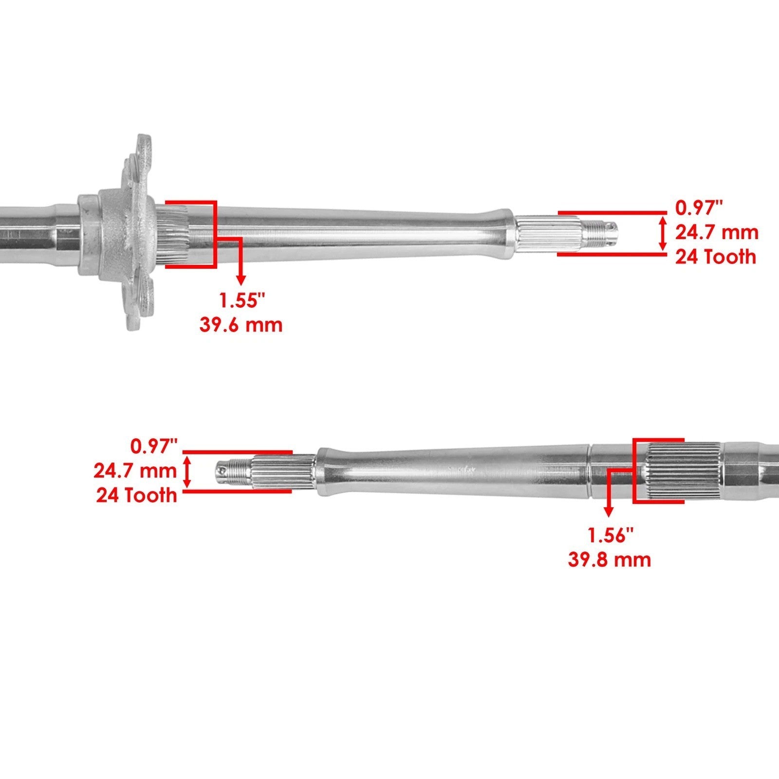 Rear Axle Shaft for Honda TRX400EX TRX400 Ex Sportrax 400 2X4 1999-2008
