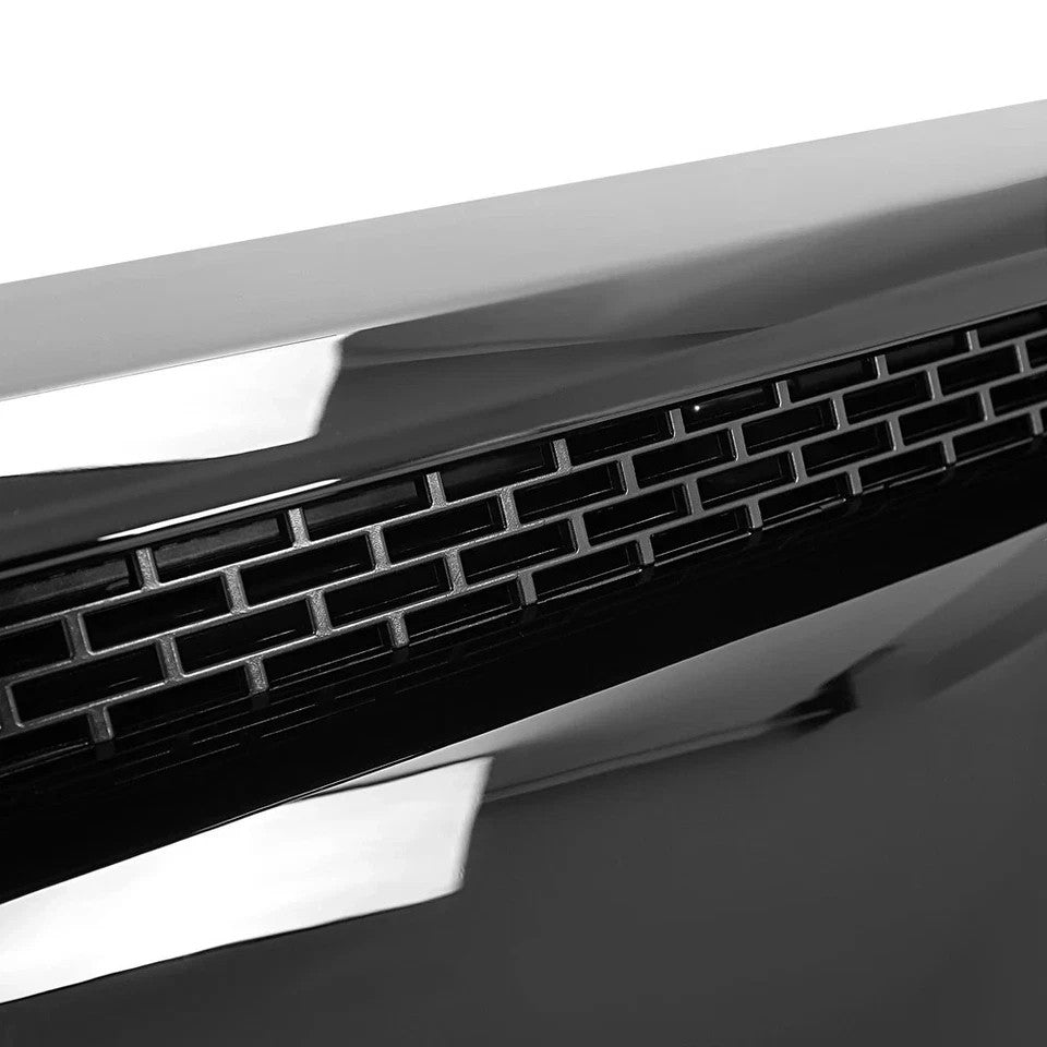 For Toyota Tundra 2014-2021 Upper Hood Bulge Molding Grille Gloss Platinum Style