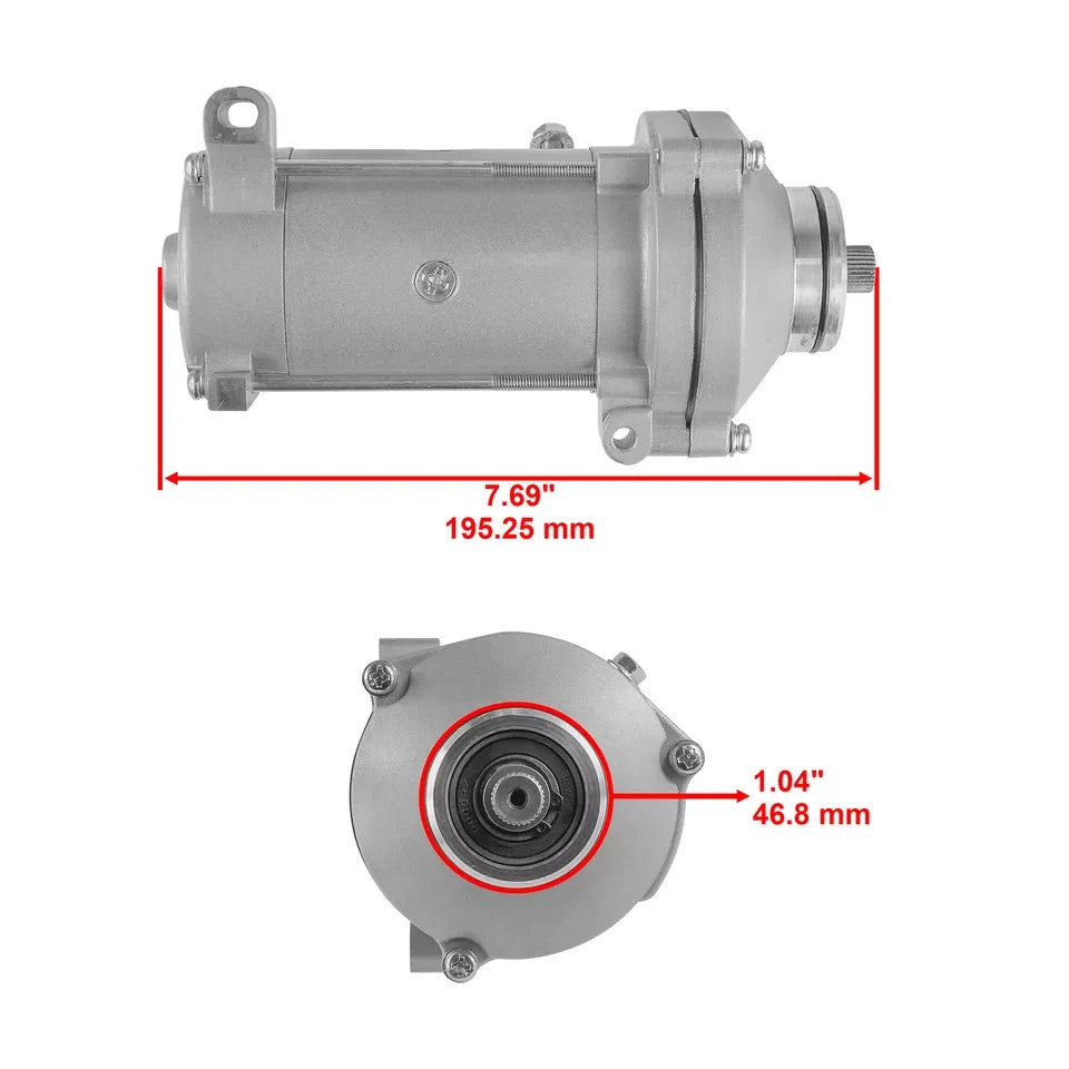 Starter for Honda Gold Wing GL1200 1985 1986 1987 / 31200-MG9-681 31200-MG9-406