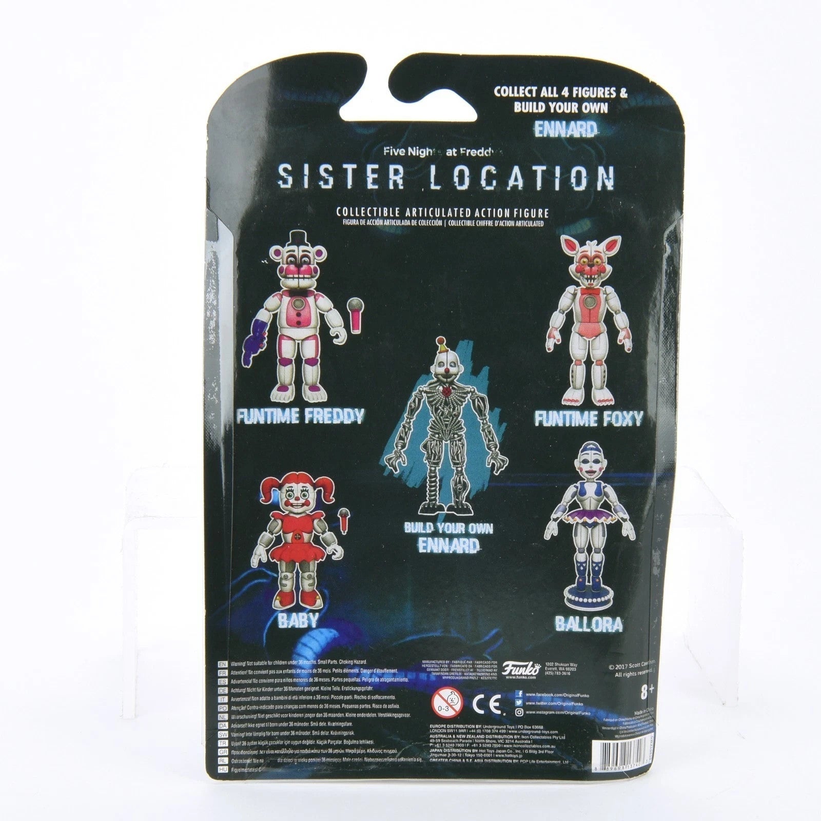 Sister Location Five Nights At Freddy Funtime Foxy 5" Action Figure Toy