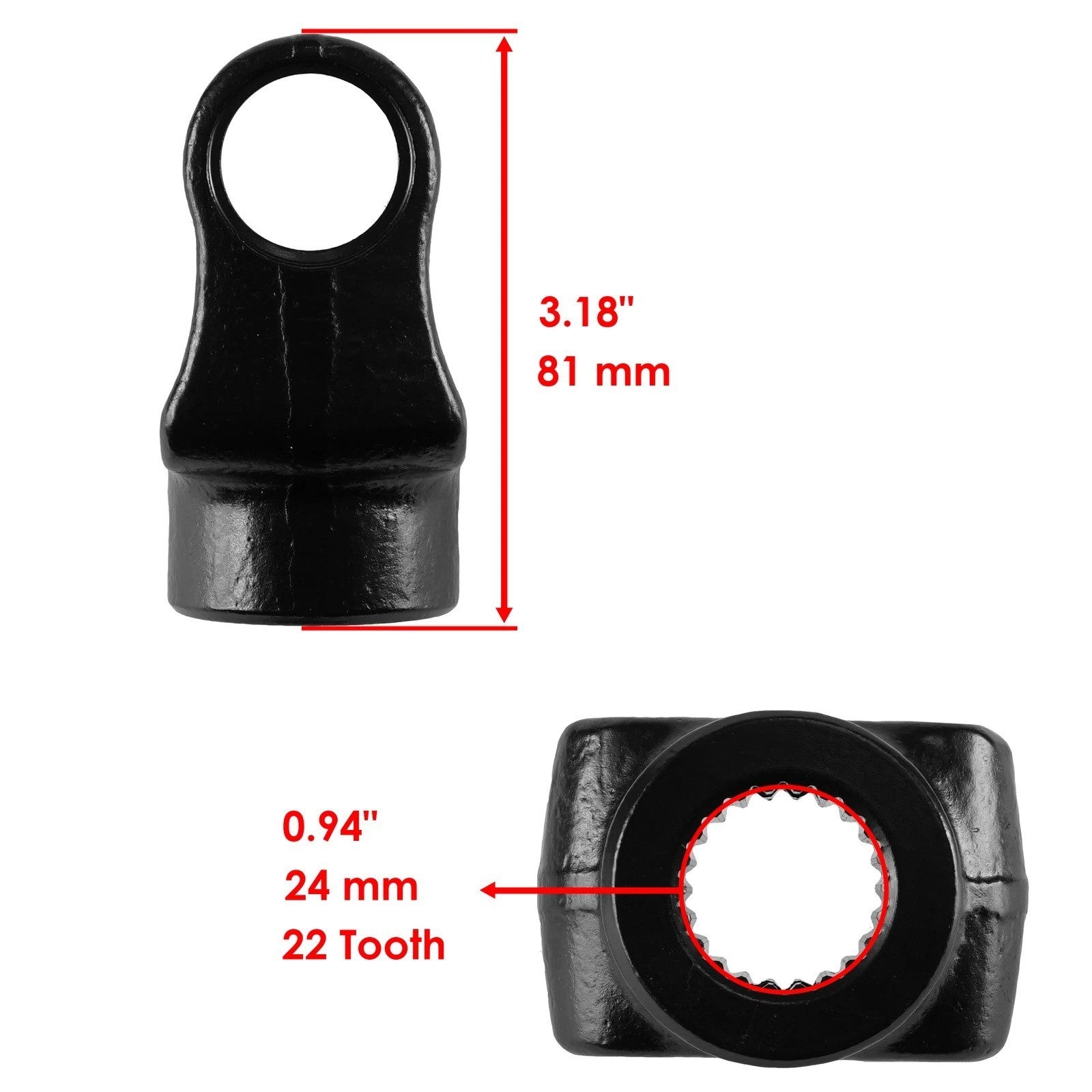 Rear Drive Prop Shaft Yoke For Polaris Sportsman 800 EFI / HO EFI 2005 - 2009