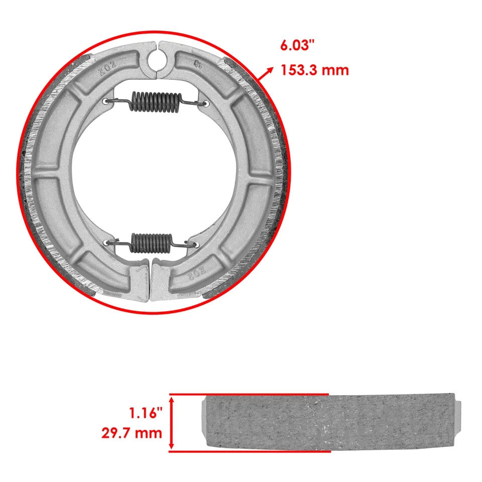 For Suzuki 64410-44B00 64400-44810 64400-38830 64400-11860 Rear Brake Shoes