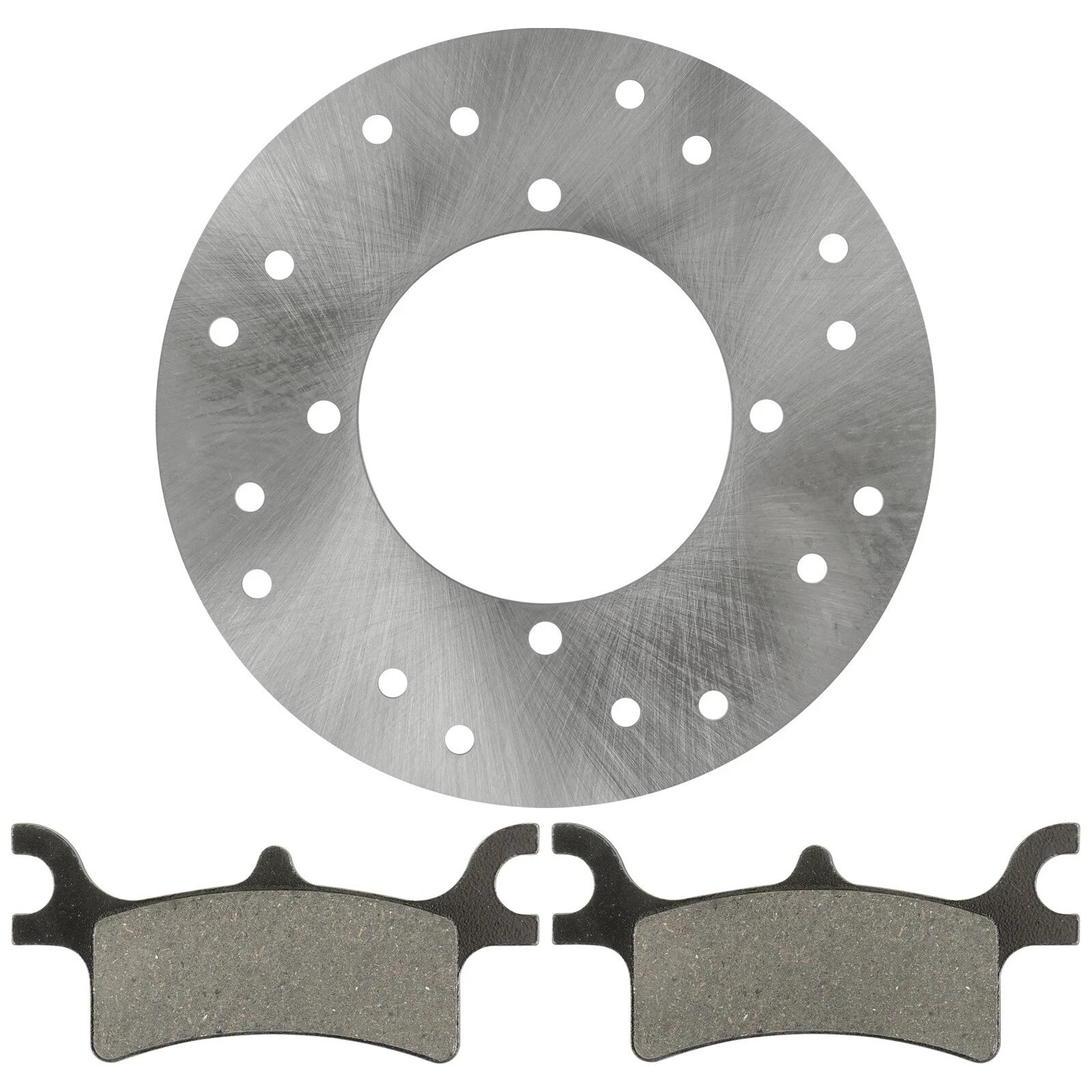 Rear Brake Disc Rotor W/ Pads for Polaris Sportsman 500 450 2003 2004 2005 2006