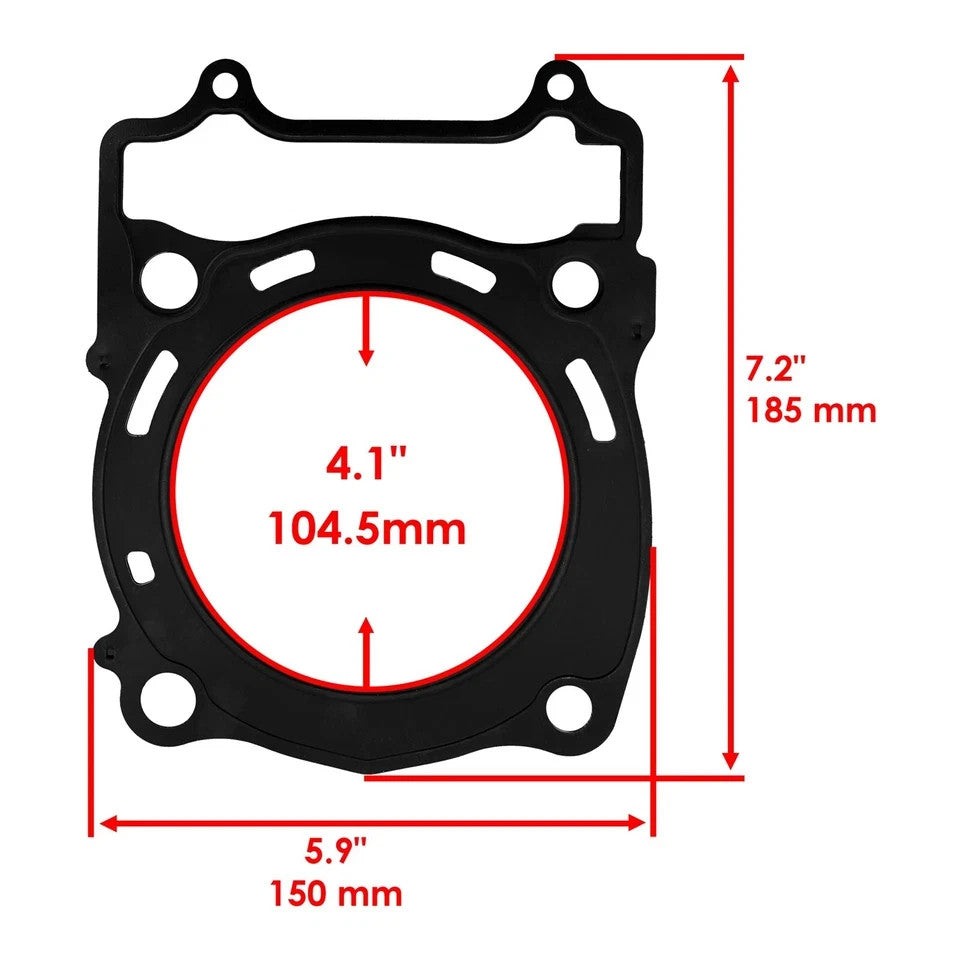 Cylinder Head Gasket for Yamaha Wolverine R-Spec YXE70 4x4 FI EPS 2016-2018