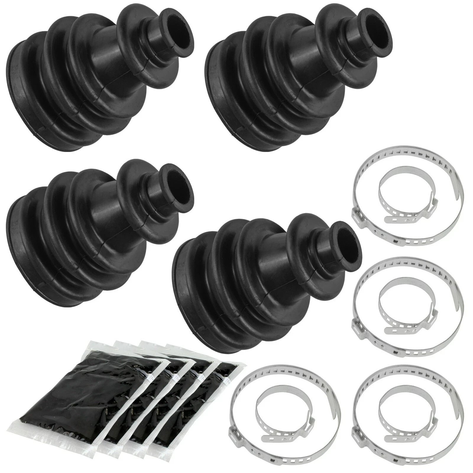 2 Front Right Left Axle CV Boot Kit for Polaris Ranger 400 4X4 2010-2014