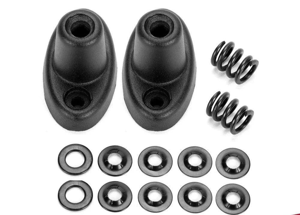 HECASA Sun Visor Repair Bracket Kits For Jeep 97-02 TJ Wrangler Aluminum 924-531