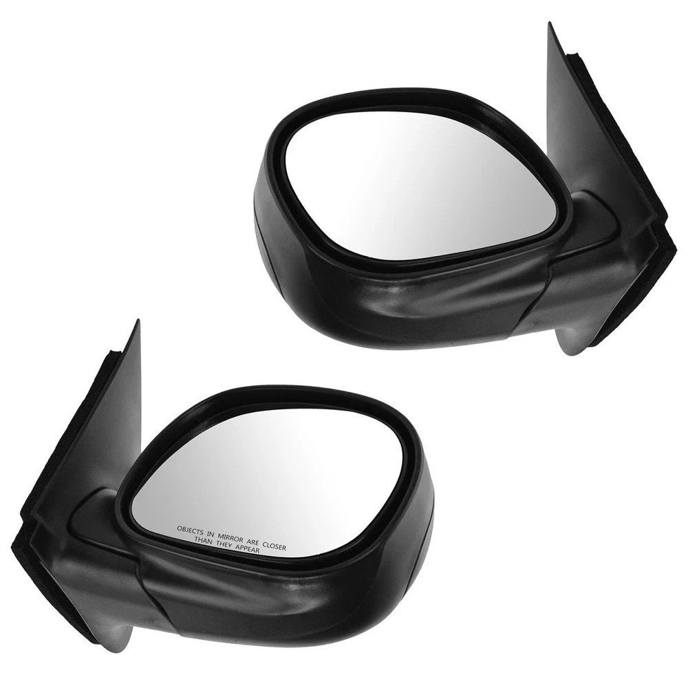 Mirror Side View Power Textured Black LH RH Pair Set for Ford F150 F250