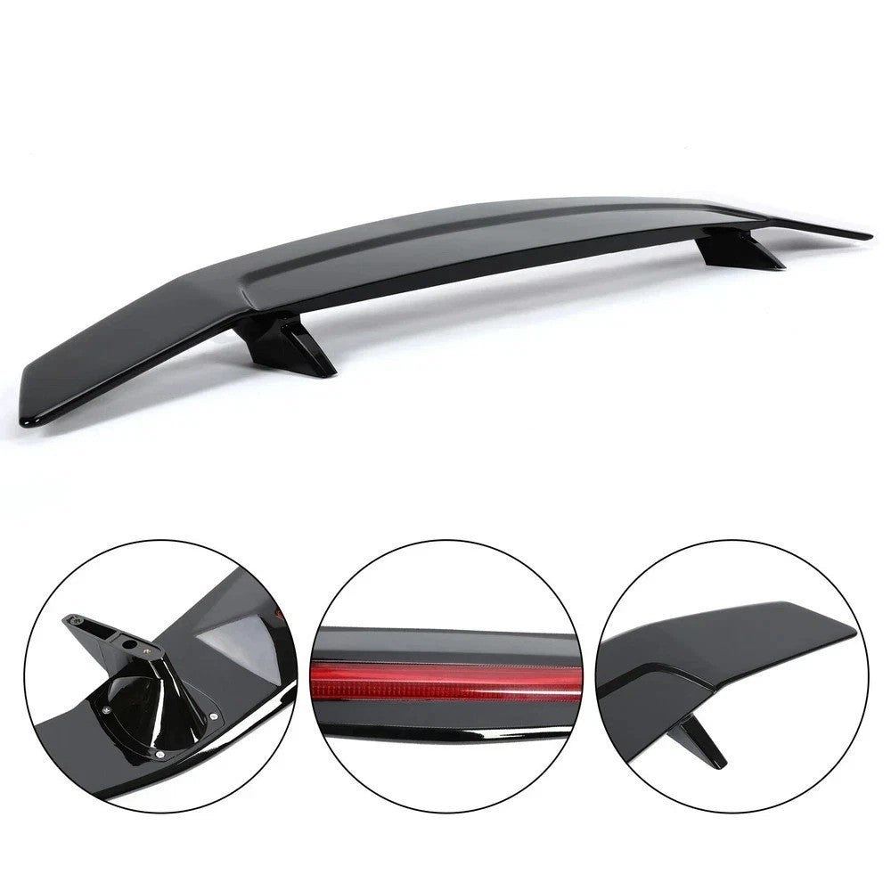 Rear Trunk Spoiler Lip W/led light For 2016-2021 Honda Civic IS LX Typer-R Style