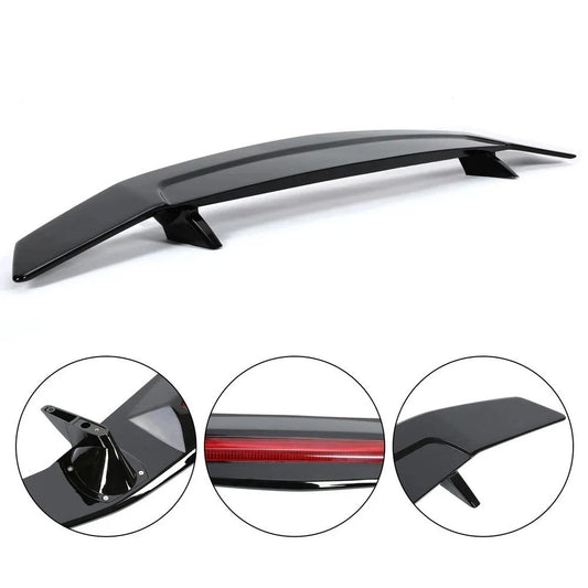 Rear Trunk Spoiler Lip W/led light For 2016-2021 Honda Civic IS LX Typer-R Style