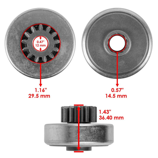 Starter and Drive Bendix for Sea-Doo Fish Pro 170 155 19-2021 / GTR 230 2017-21