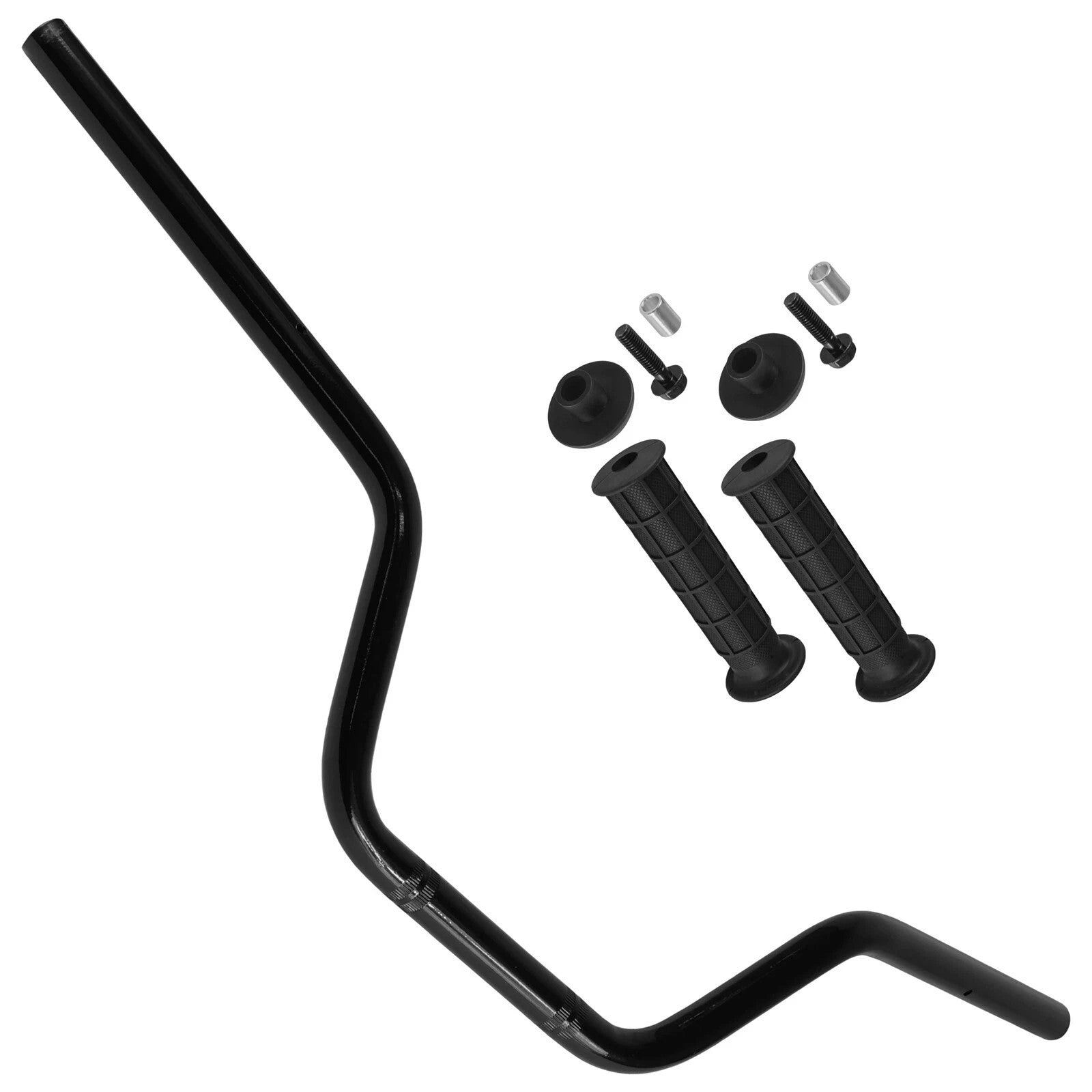 Handlebar & Grip w/ Bar End For Honda Fourtrax 300 TRX300FW 4X4 1988-2000