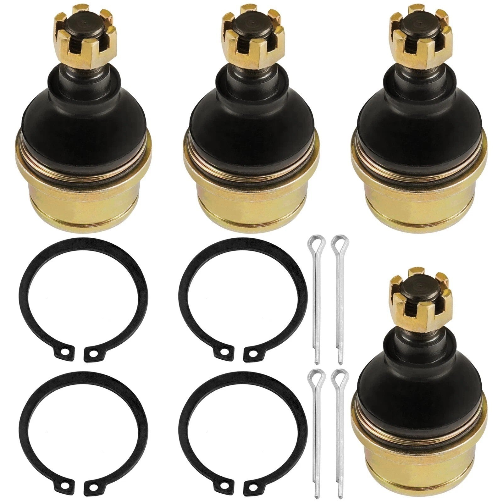 4 Upper and Lower Ball Joint for Honda TRX500FA Foreman Rubicon 500 2001 - 2016