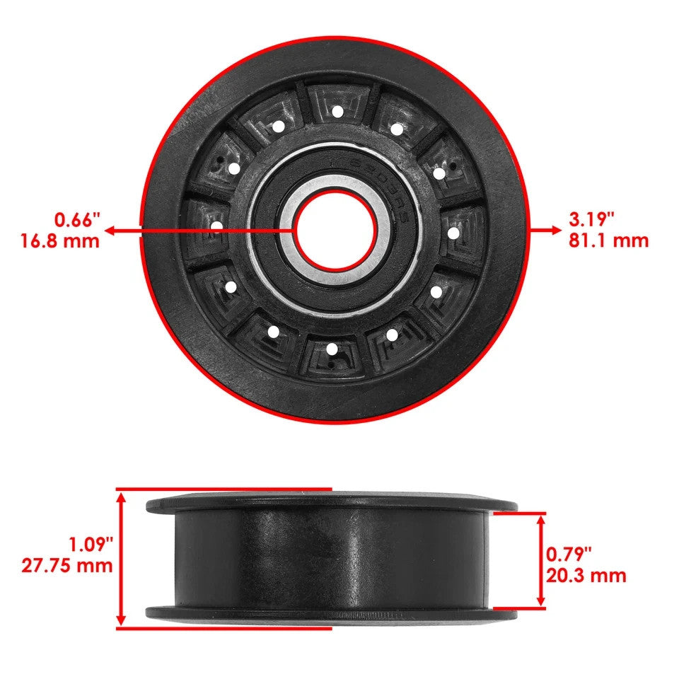 Deck Idler Pulley For John Deere 1338 1538 1546 1638 1646 1542 1742 Lawn Tractor