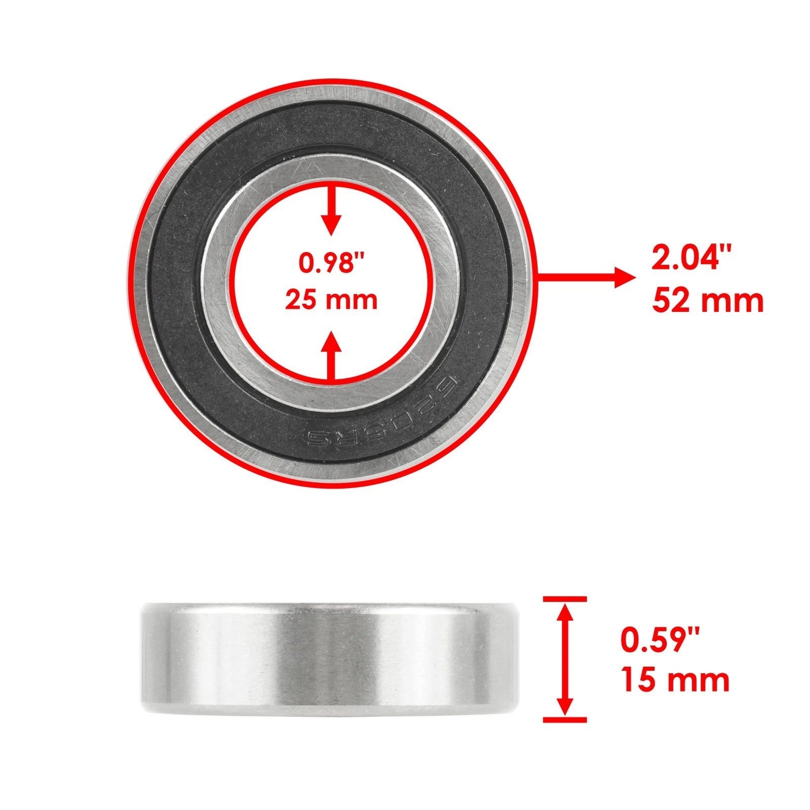 Rear Brake Drum W/Bearing Bolt For Kawasaki Mule 2510 KAF620A KAF620 A 4X4 94-00