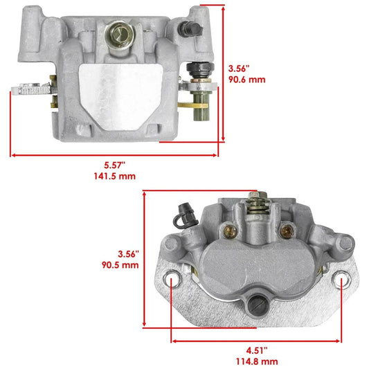 Front Left And Right Brake Calipers For Yamaha Wolverine X2 850 YXE850 2019-2024