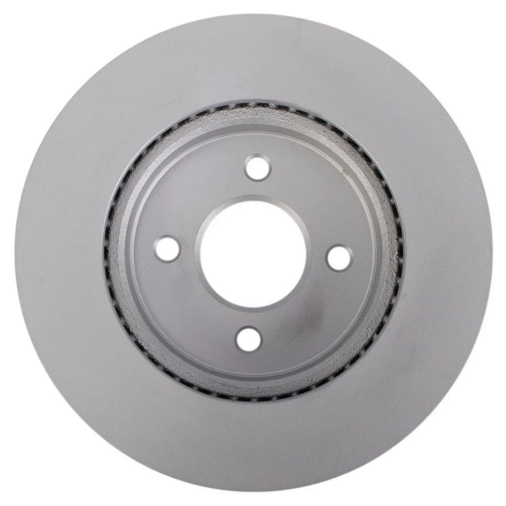 Front Premium Posi Ceramic Brake Pad & Coated Rotor Kit for Nissan Versa
