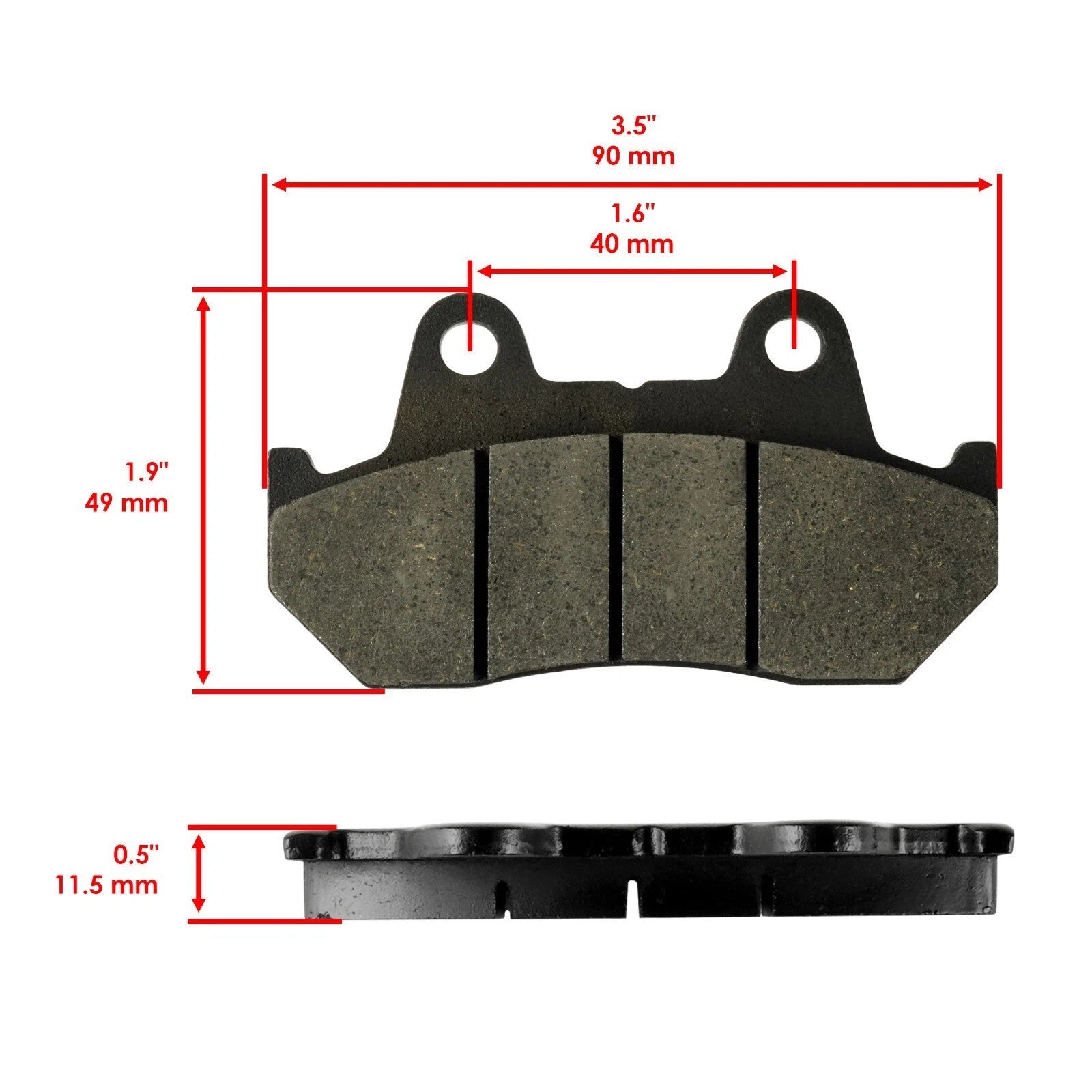 Front And Rear Brake Pads for Honda VFR750F VFR 750F Interceptor 750 1986