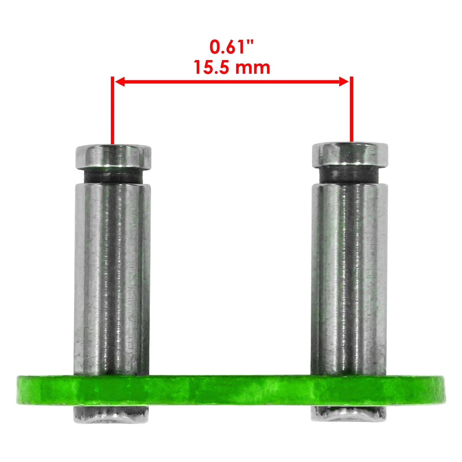 Caltric 520 Chain Master Link For Motorcycle Bike ATV Connecting Link Green