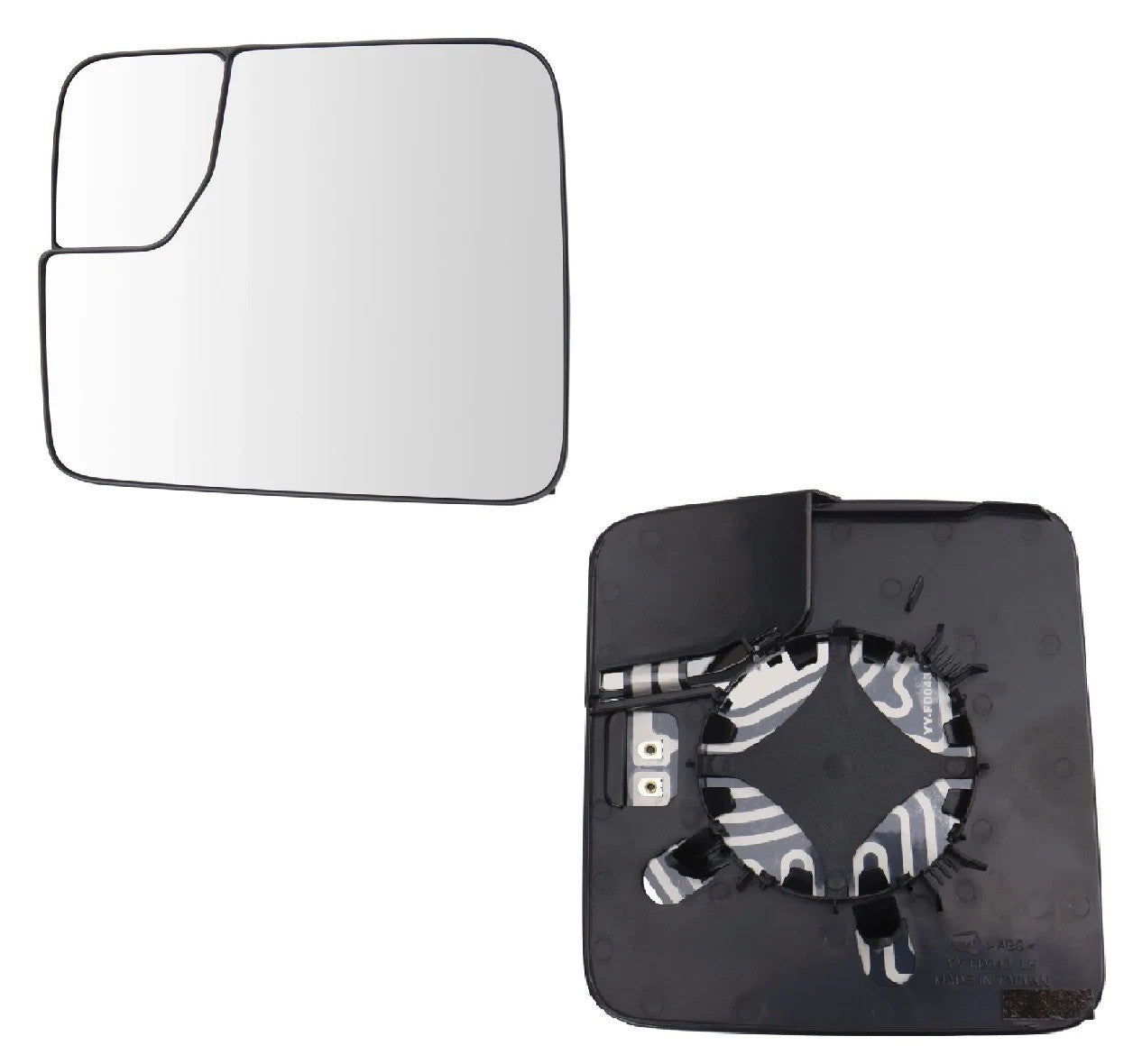 Left Mirror Glass Clear without Blind Spot Indicator Fits 2021-2024 Ford Bronco