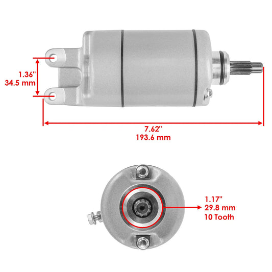 Starter for Honda Atv Fourtrax 300 TRX300 TRX 300 2X4 1988 1989 1990-2000
