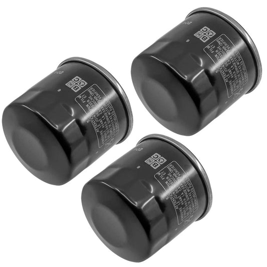 3 Pack Oil Filter for Yamaha YFM660 Grizzly YXR660 Rhino YFM450 Kodiak YYFM450Fx