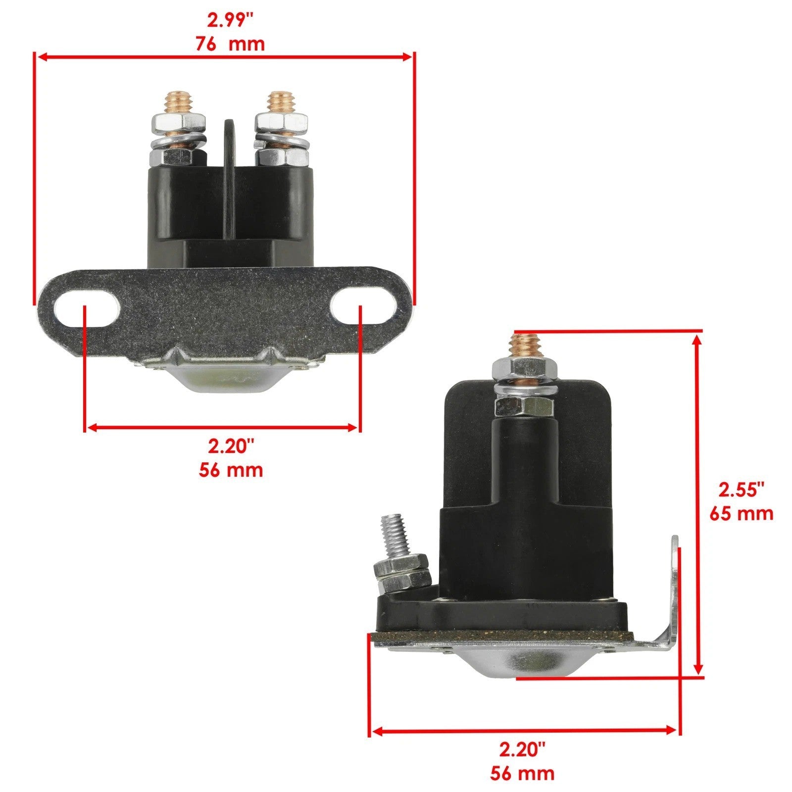 Starter & Relay Solenoid for Polaris Sportsman 700 2002 2003 2004 2005 2006