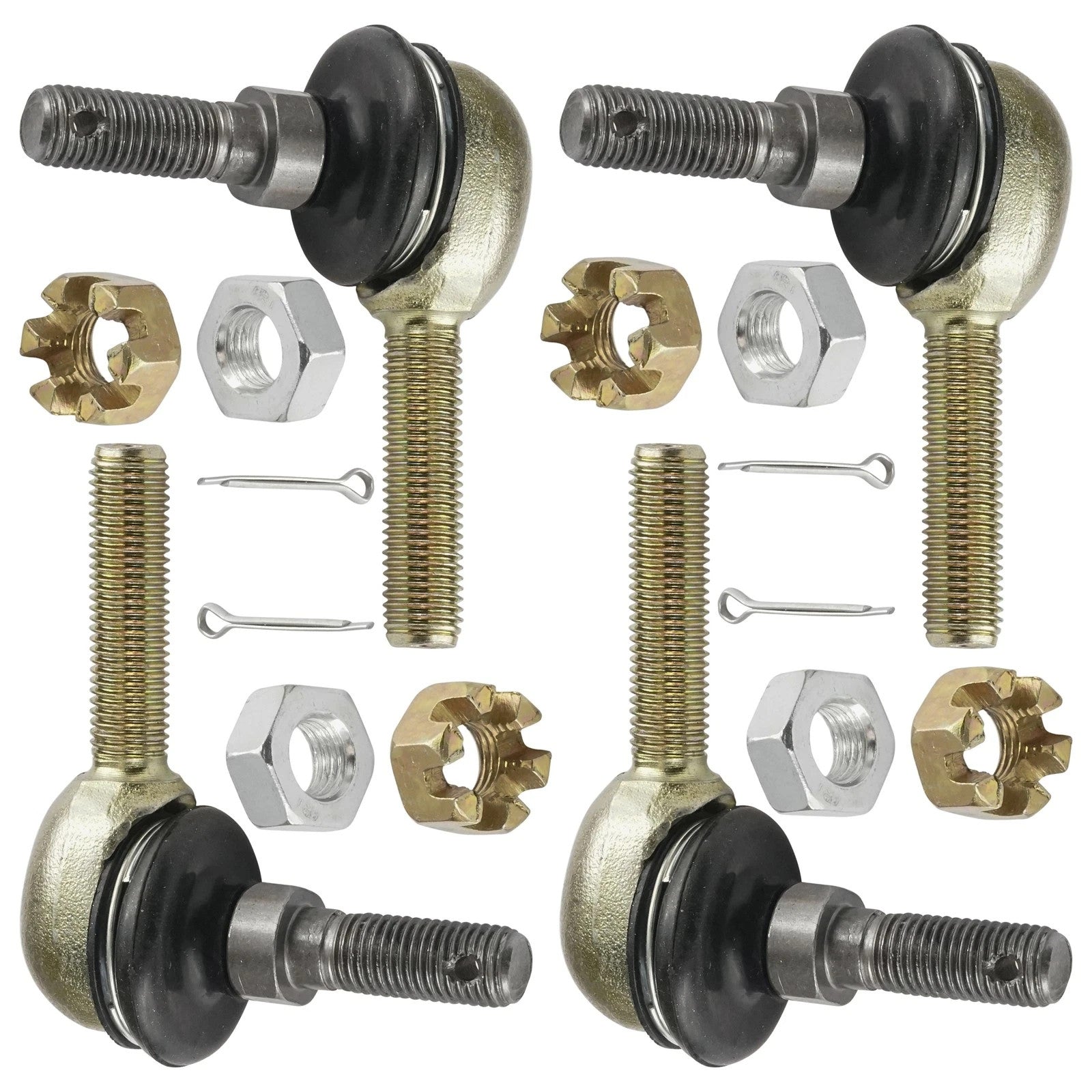 2 Pairs Inner Outer Tie Rod End for Polaris Sportsman XP X2 850 2009 2010 - 2013