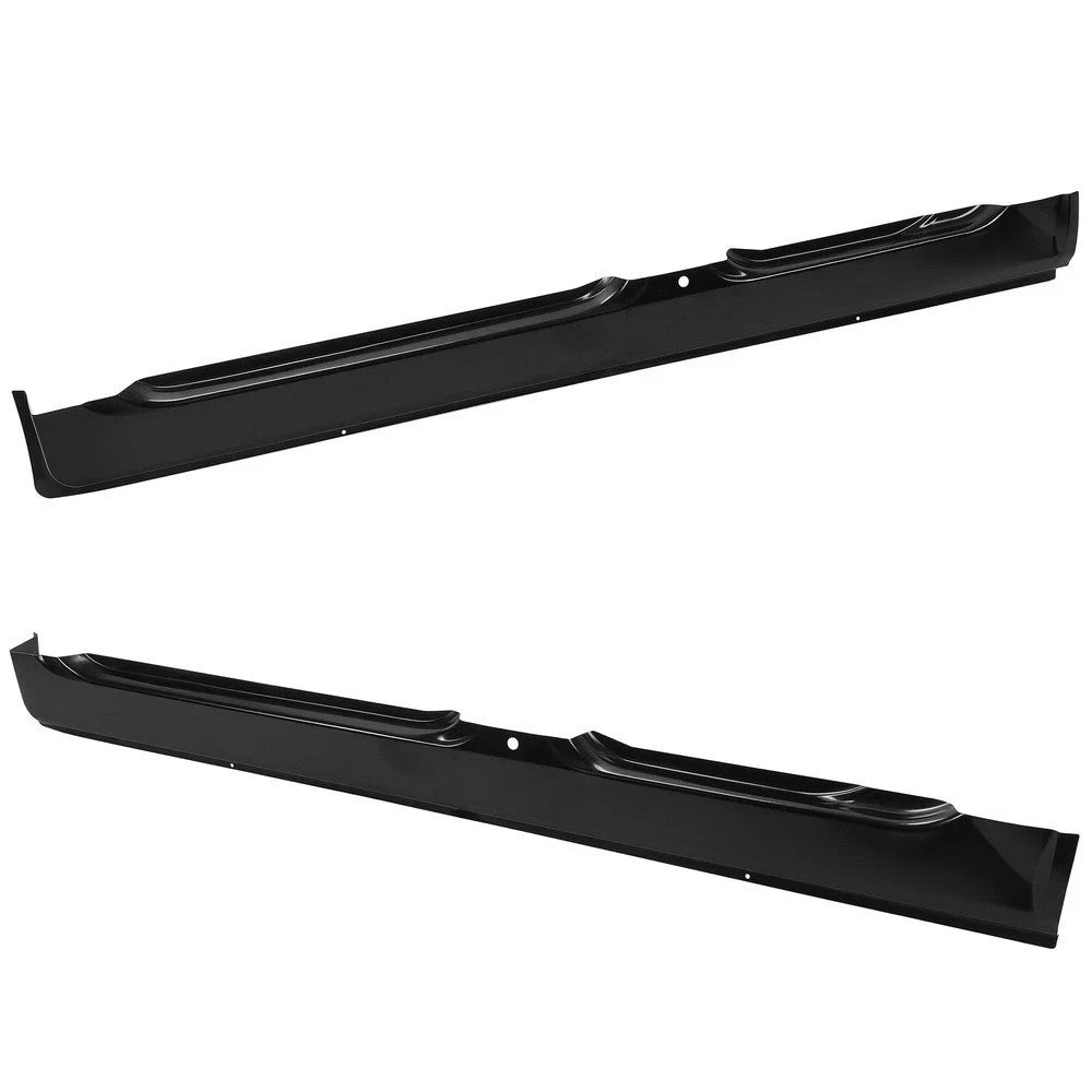 For 2002-2008 Dodge Ram Quad Cab 1500 2500 3500 Rocker Panels Black LH & RH