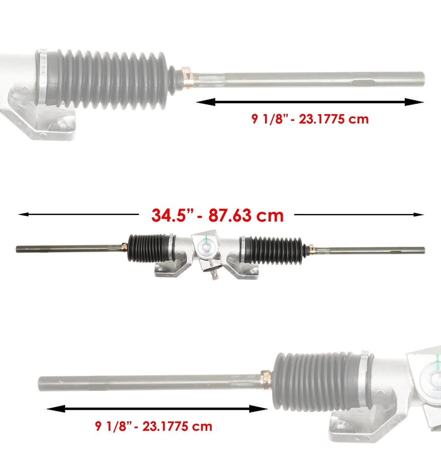 Rack And Pinion W/ Tie Rod Ends for John Deere XUV560 S4 XUV550 Gator Am145794