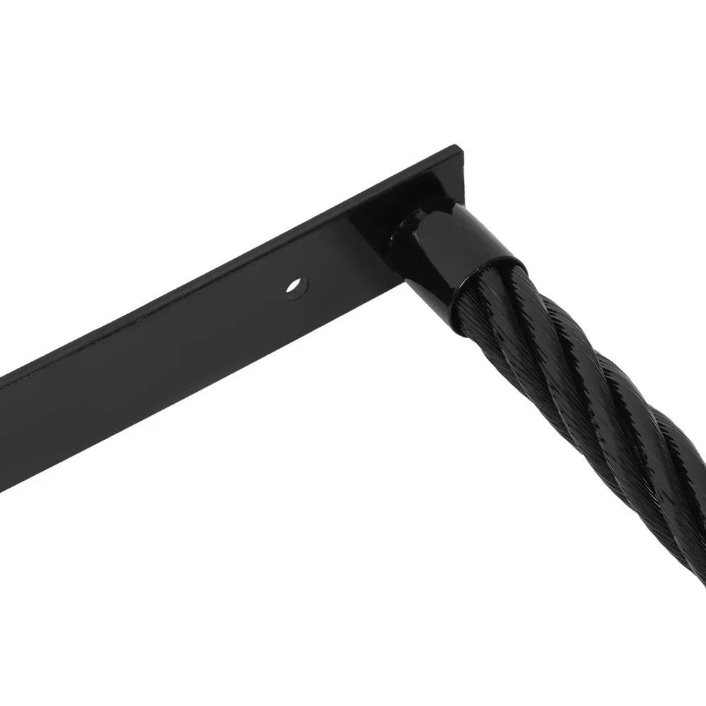 12" x 12" Heavy Duty Truck Bumper Side Step Perforated Cable Type Truck Step Bar