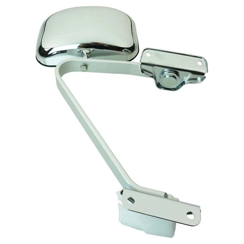 Side View Manual Mirrors Chrome Pair Set for Ford F-Series Pickup Truck