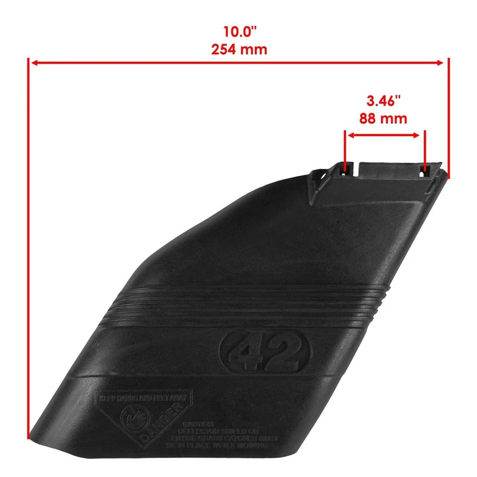 42" Deflector Shield w/ Mounting Hardware For Husqvarna AYP 532130968 532130968