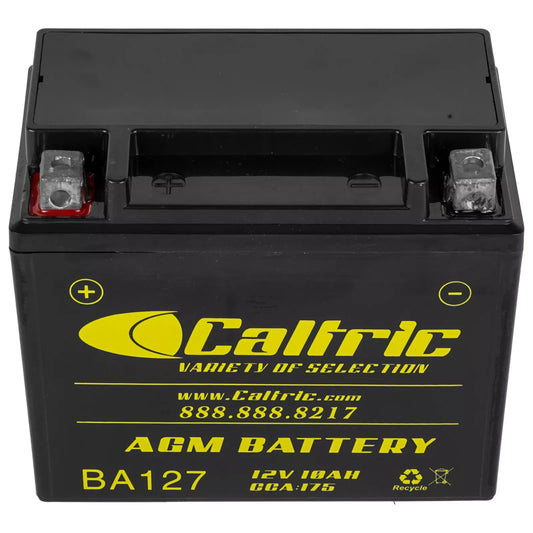 Caltric AGM Battery for Polaris Phoenix 200 2005-2020 / 12V 10Ah CCA 175