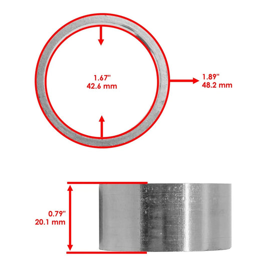 Caltric Exhaust Pipe Gaskets For Honda Nighthawk 750 CB750 1991-2003