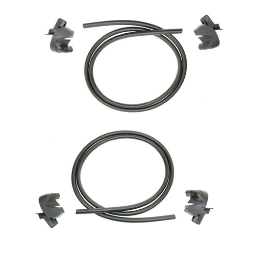 Corner Seals & Trim And Center Moulding Rubber for 87-95 Jeep Wrangler Hardtop