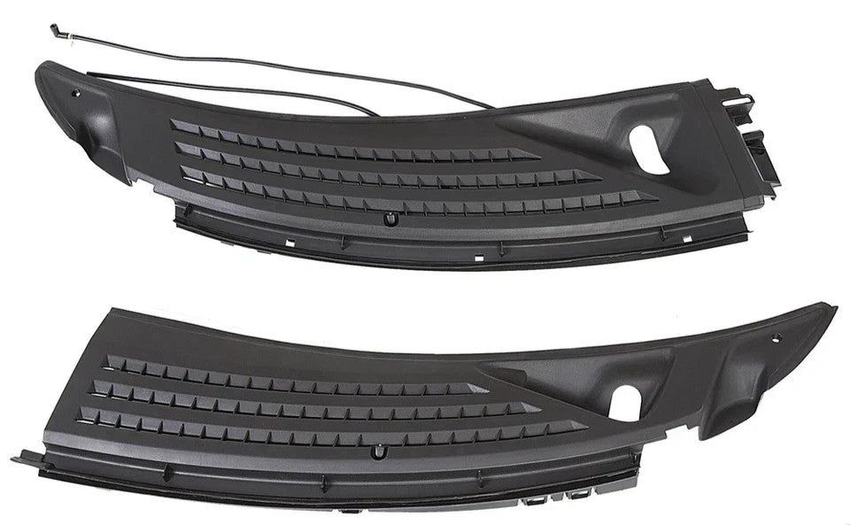 For 09-14 Ford F150 Windshield Wiper Cowl Panel Grille Set w/ Seals Left + Right