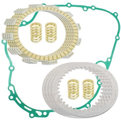 Clutch Friction Plates And Gasket Kit for Kawasaki Bayou 300 KLF300 1986-2004