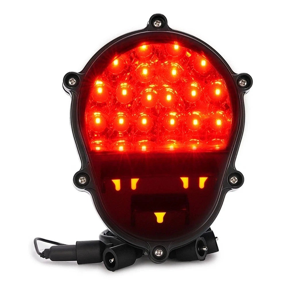 HECASA 1PCS LED Brake Light Lamp Tail Light Lamp For Humvee M35 M998 Red Lens