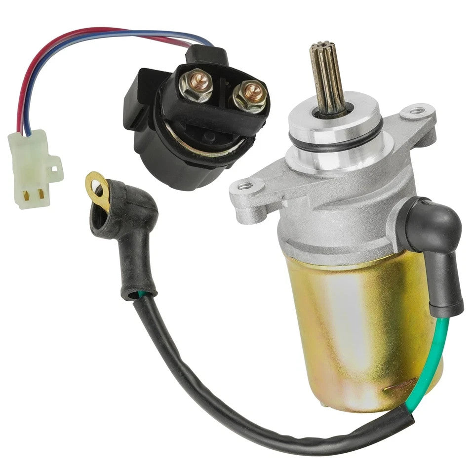Starter & Relay Solenoid for Yamaha Raptor 80 YFM80 2002-2008 Atv New