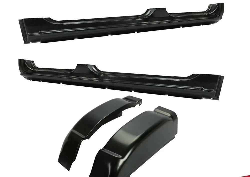 Rocker Panels & Cab Corners For 99-07 Silverado Sierra 1500 2500 3500 Crew Cab