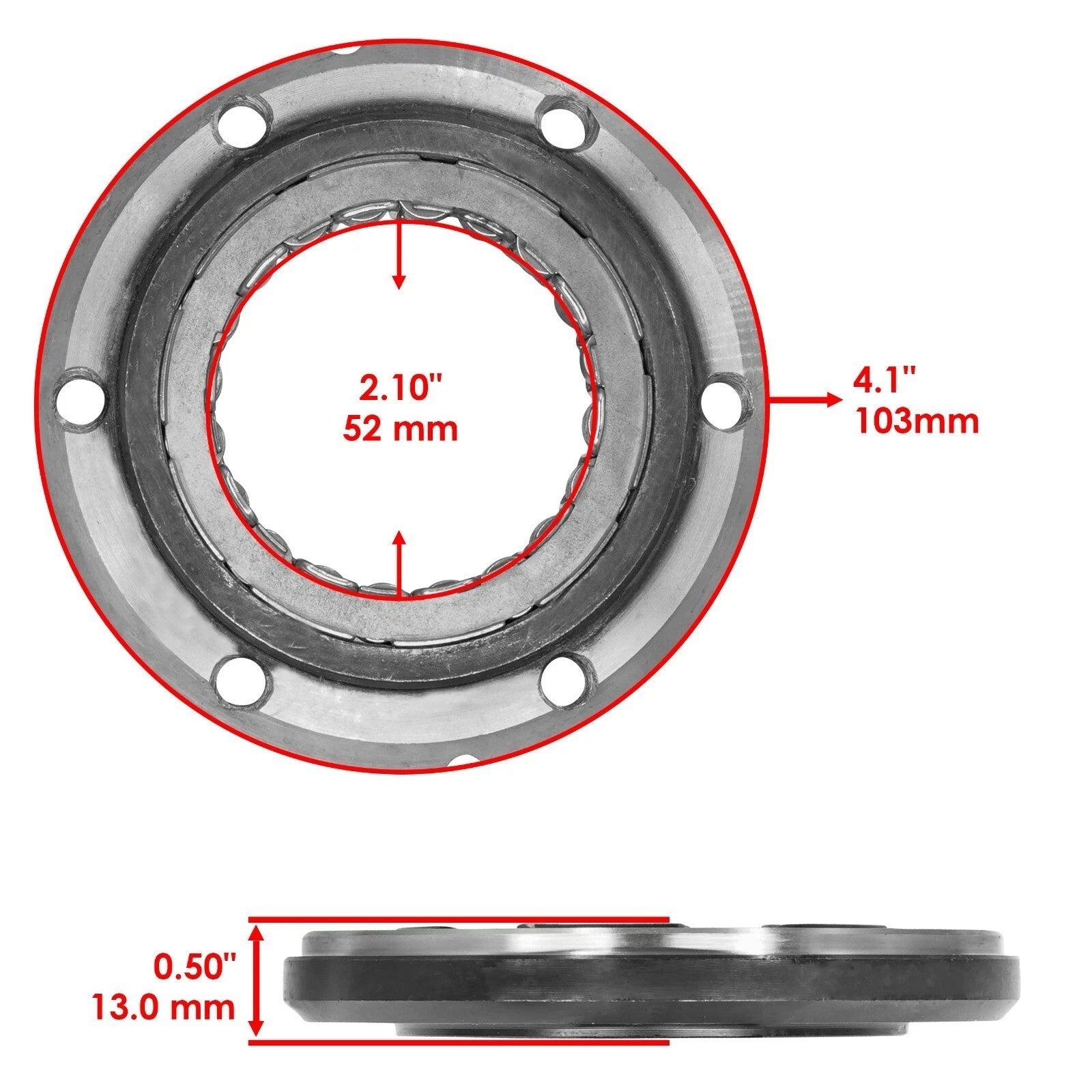 Starter Clutch One Way Bearing Sprag & Gasket for Honda TRX400EX Sportrax 99-08