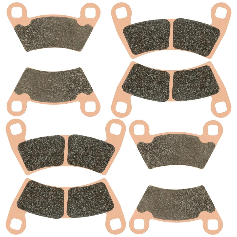 Caltric Front and Rear Brake Pads for Polaris Ranger XP 900 2013-2019
