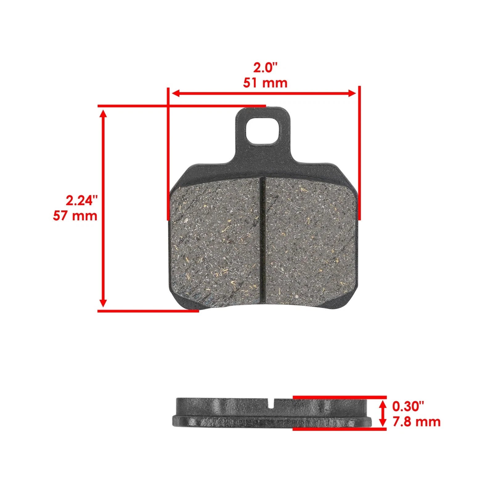 Brake Pads for Ducati 1200 Multistrada 2010-2014 Rear Motorcycle Brake Pads