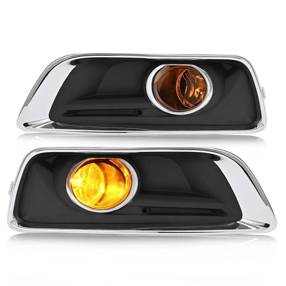 For Chevy Malibu 2013-2015 Fog Lights Driving Bumper Lamps w/Switch+Bulbs Pair