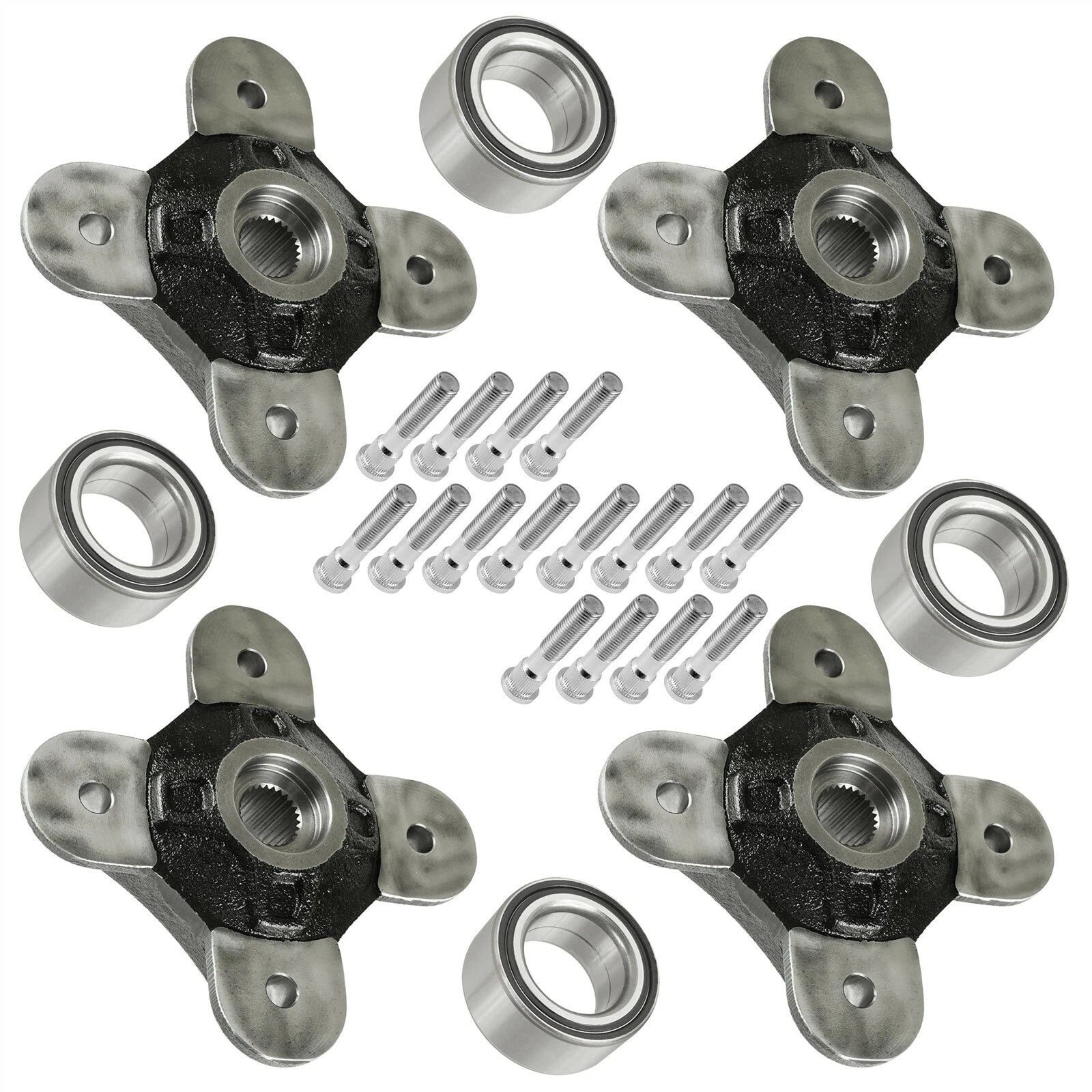 Front Rear Wheel Hub for Polaris RZR XP Turbo/RZR XP 4 Turbo 2018-21 w/ Bearing